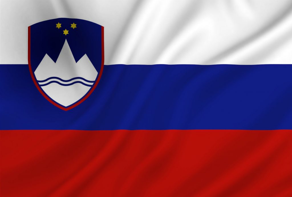Vlag Slovenie Rechtformaat 1 1