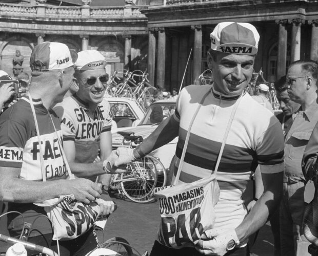 Piet Van Est Gitane Leroux Rider And Rik Van Looy Tour De France 1962